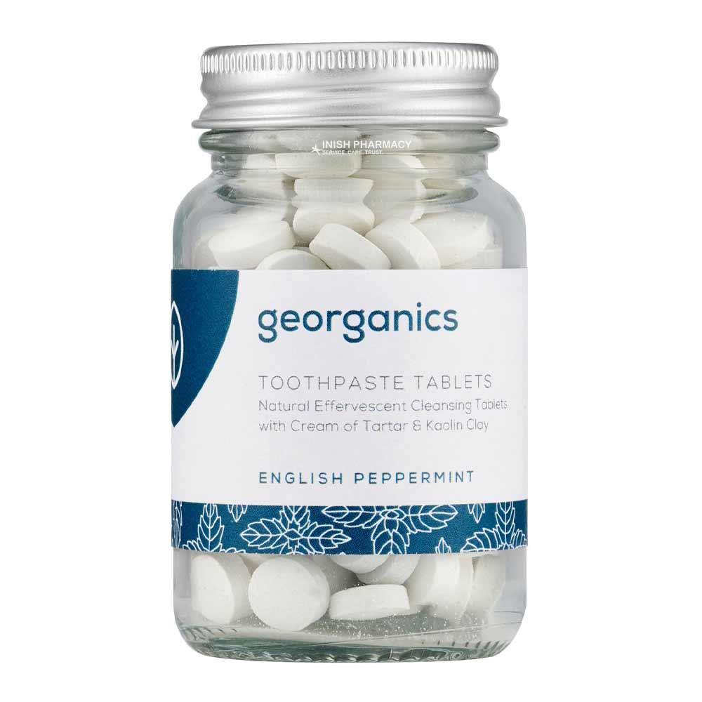 Georganics Mineral Toothpaste Tablets - Peppermint - 120 Tablets