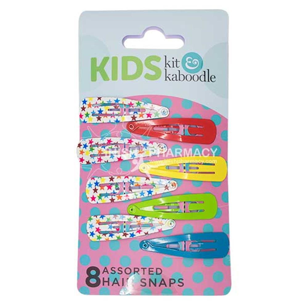 Kit & Kaboodle Assorted Snaps 8 Pack – for healthy, well-nourished hair