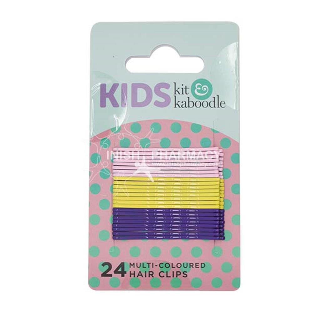 Kit & Kaboodle Multi Colour Hair Clips 24 Pack – protects and prolongs colour-treated hair