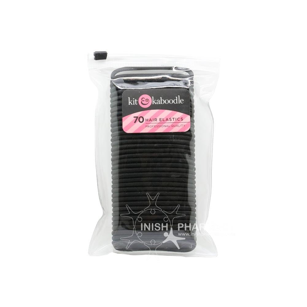 Kit & Kaboodle 70 Pack Hair Elastics Black