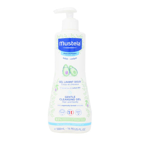 Mustela Gentle Cleansing Gel Wash 500ml – a trusted essential for mother and baby care