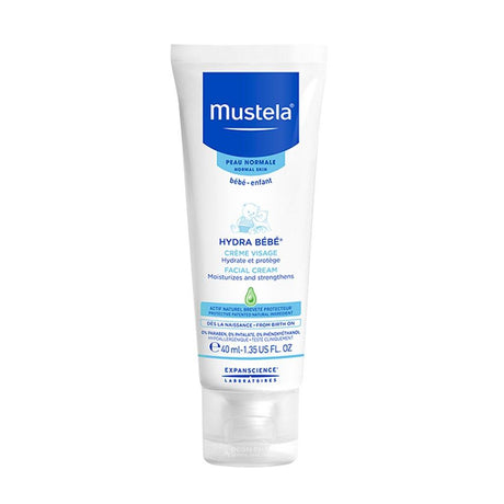 Mustela Hydra Baby Facial Cream 40ml – a gentle, skin-safe essential for baby care
