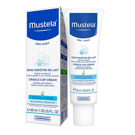 Mustela Baby Cradle Cap Cream 40ml – a gentle, skin-safe essential for baby care
