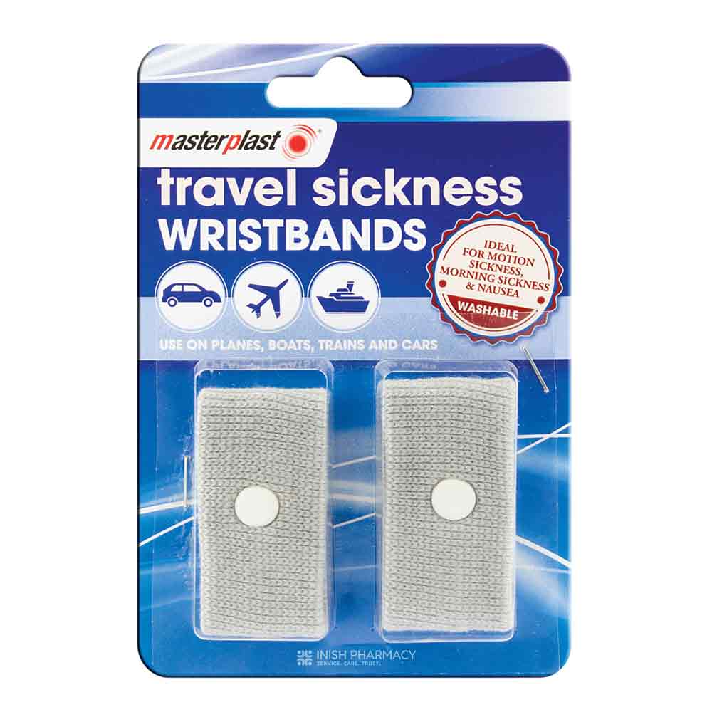 MasterPlast Travel Sickness Wristbands – relieves nausea and travel sickness