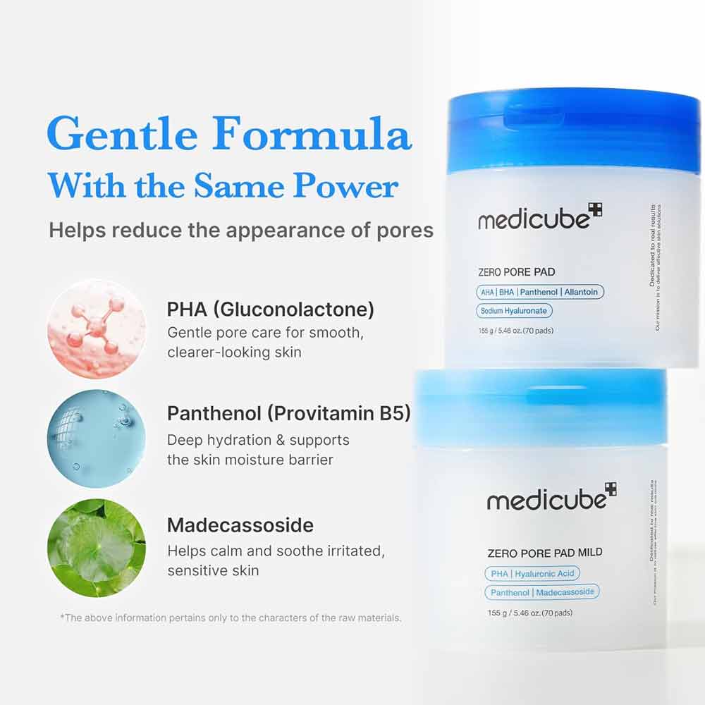 Medicube Zero Pore Pad Mild 155g