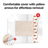 Medrull Ultra Pore Waterproof Adhesive Wound Dressing 6x7 5 Pack