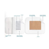 Medrull Ultra Pore Waterproof Adhesive Wound Dressing 9x10 5 Pack