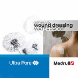 Medrull Ultra Pore Waterproof Adhesive Wound Dressing 9x10 5 Pack