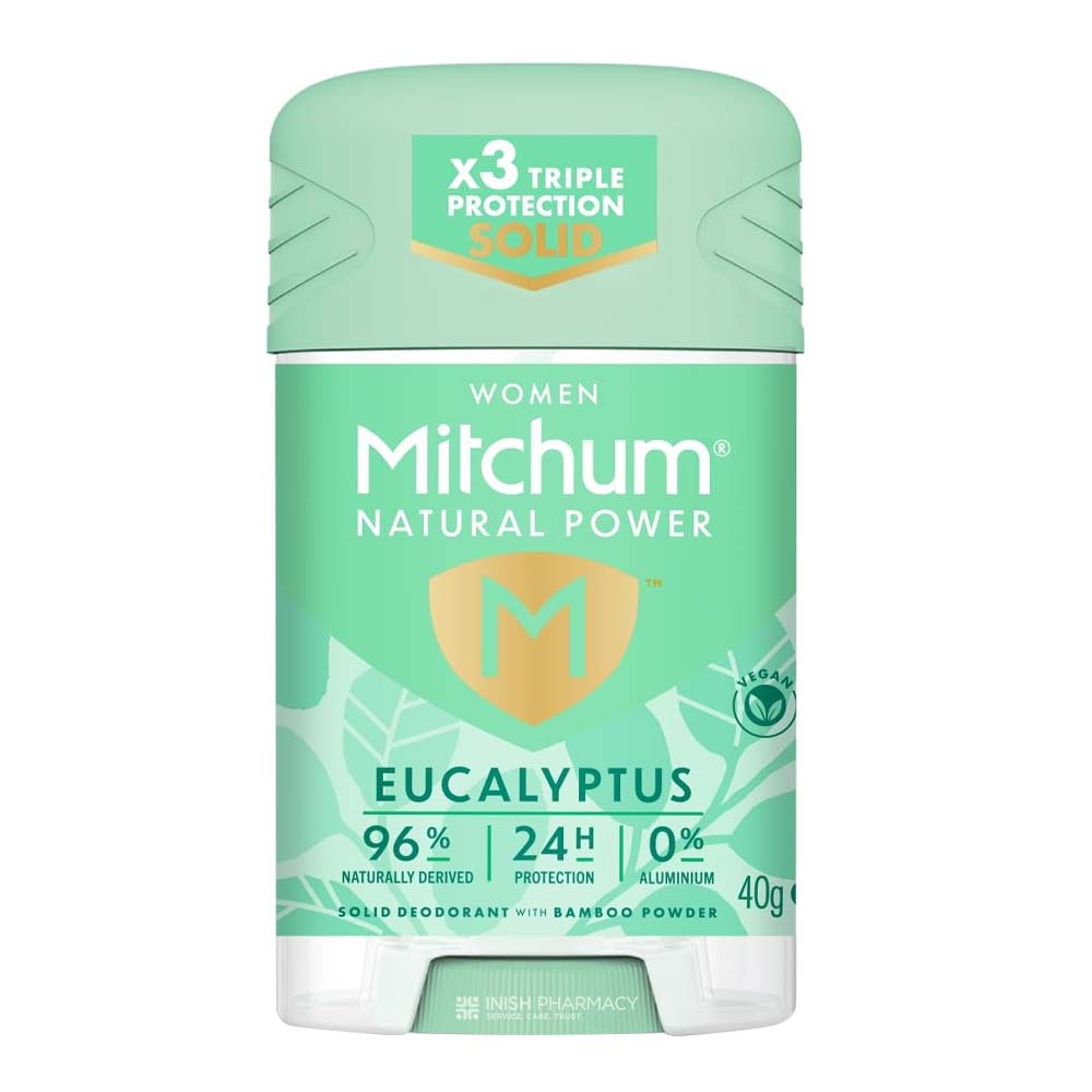 Mitchum Women Anti-Perspirant & Deodorant Stick Natural Eucalyptus 40g