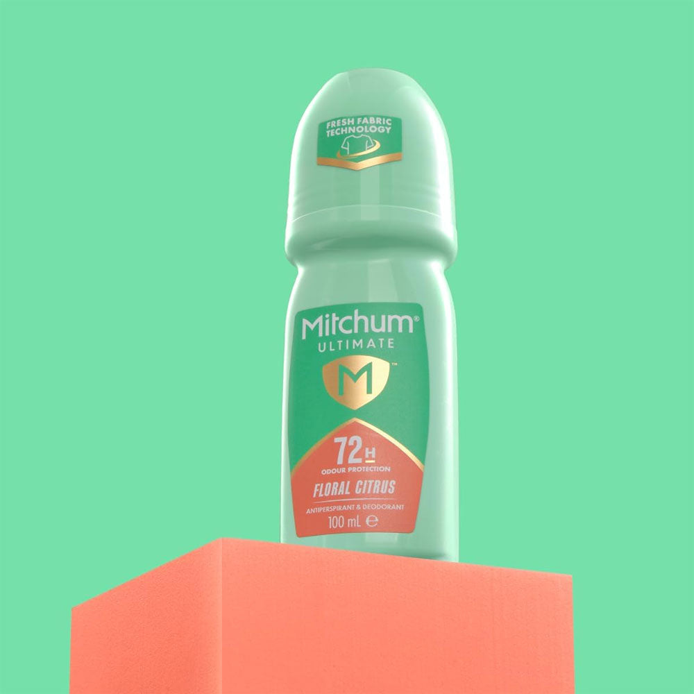 Mitchum Women Ultimate Anti-Perspirant & Deodorant 72H Roll On Floral Citrus 100ml