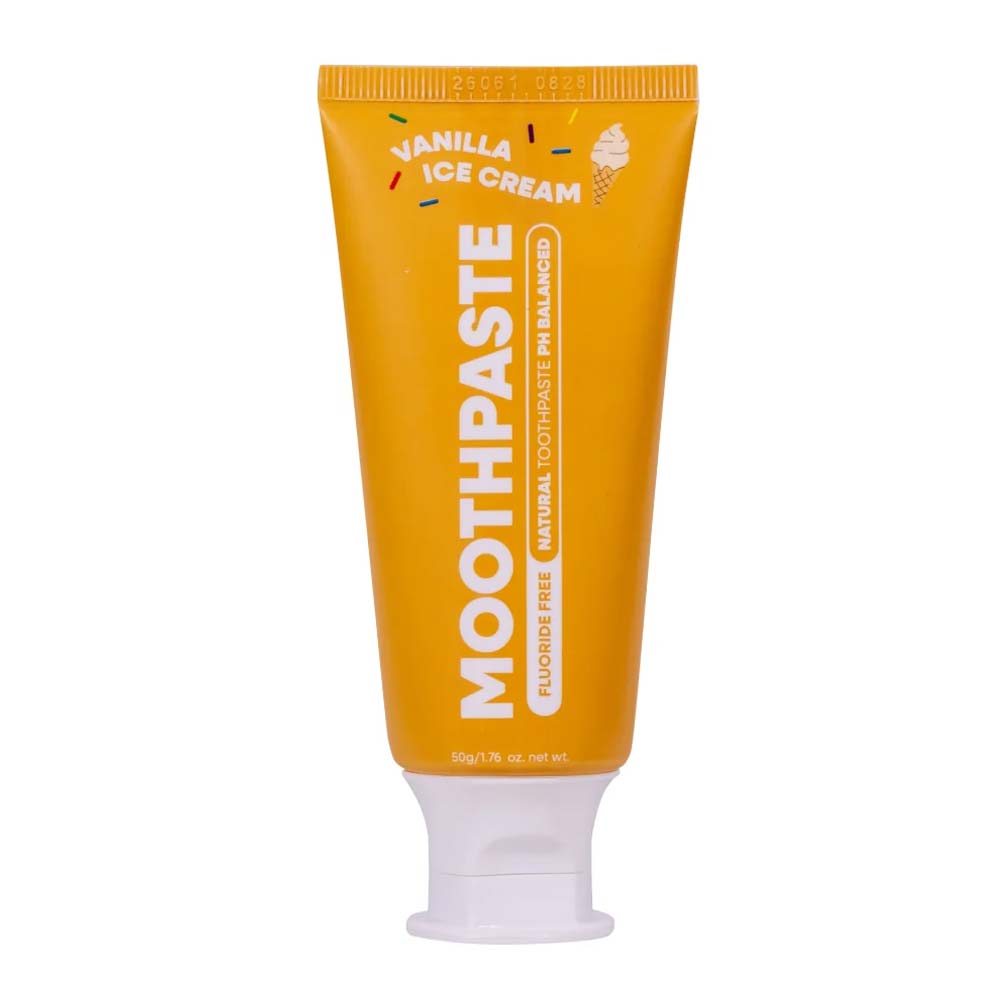 Moogoo Kids Moothpaste Natural Toothpaste  Vanilla Ice Cream 50g