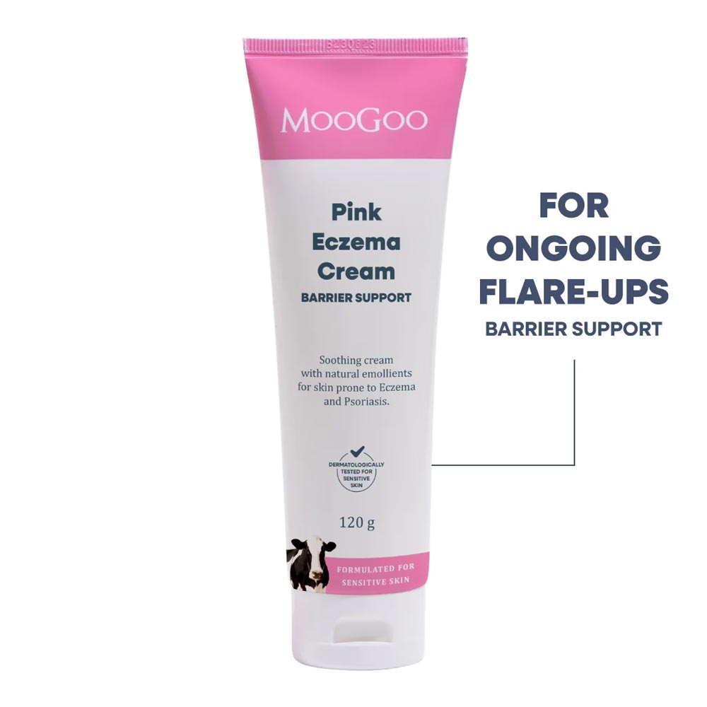 Moogoo Pink Eczema Cream Barrier Support 120g