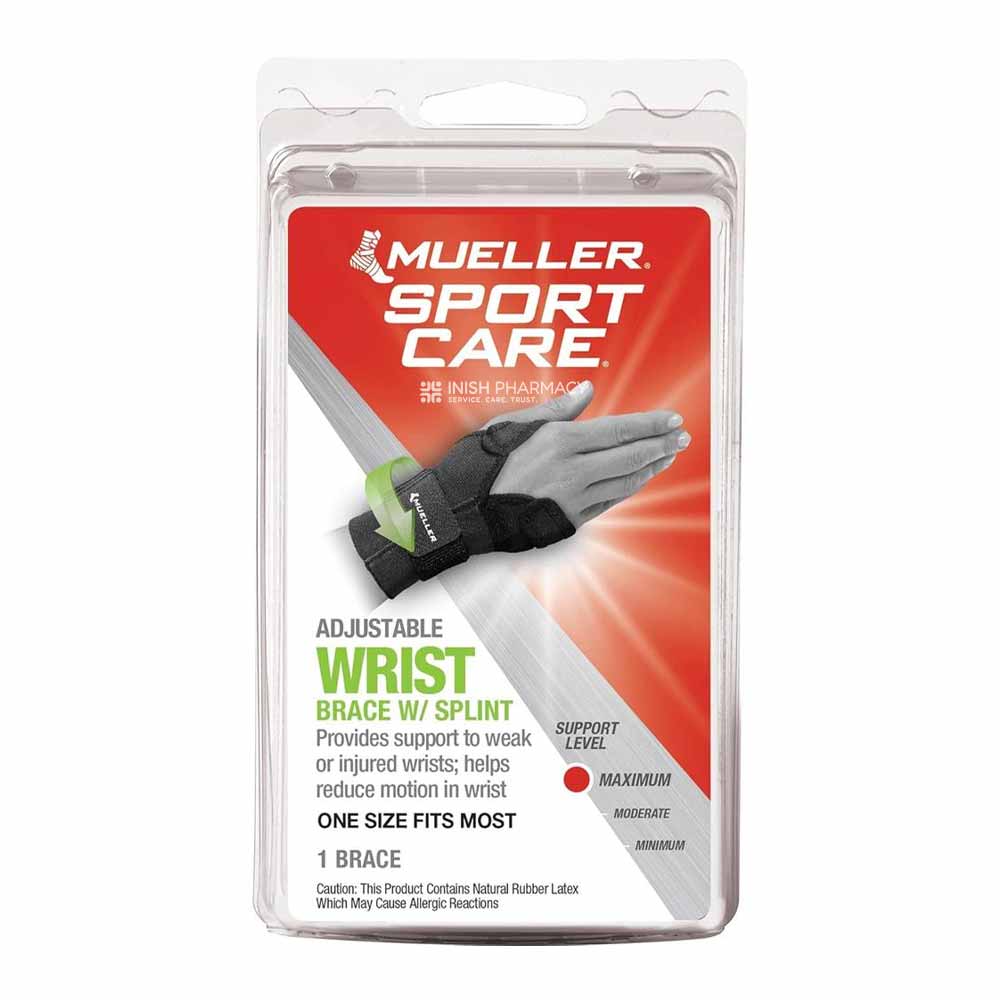 Mueller Adjustable Wrist Support Black One Size