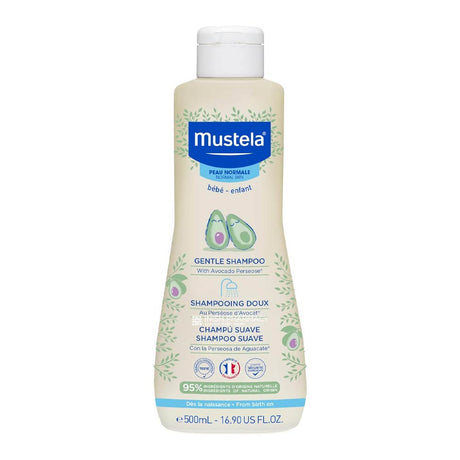 Mustela Gentle Shampoo For Babies 500ml – gently cleanses and nourishes all hair types