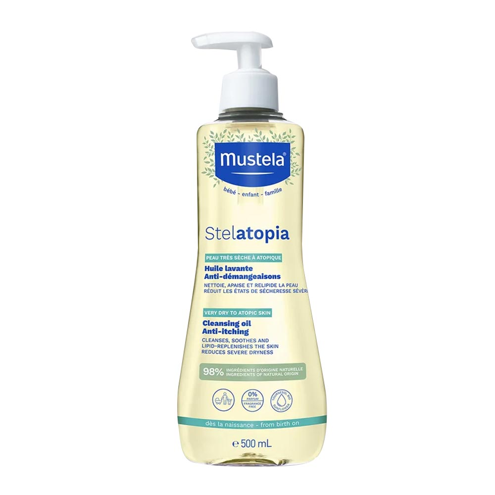 Mustela Stelatopia Cleansing Oil Anti-itching 500ml