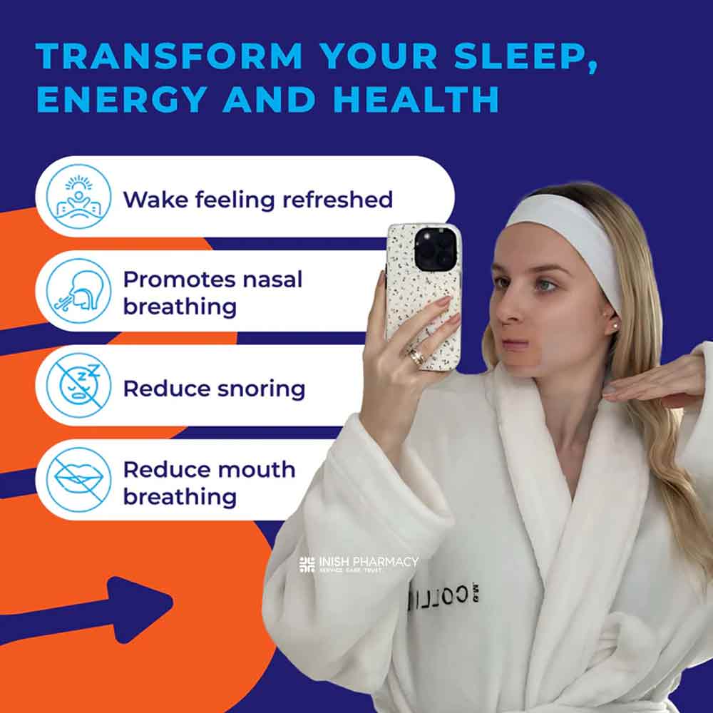 Myotape Nose Breathing for Adults Sensitive Skin Large 30 Strips