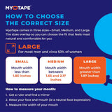 Myotape Nose Breathing for Adults Sensitive Skin Large 30 Strips