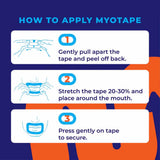 Myotape Nose Breathing for Adults Sensitive Skin Large 30 Strips