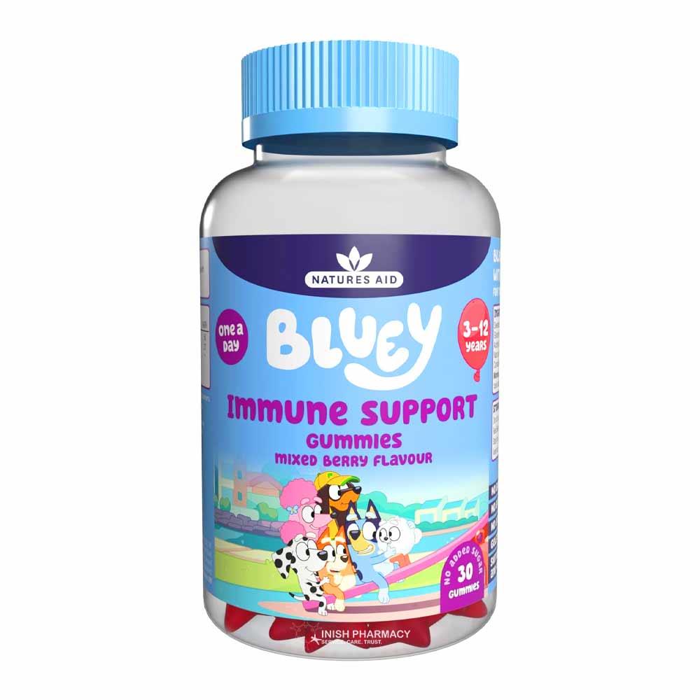 Natures Aid Bluey Immune Support Gummies 30 Pack – key nutrients to support a healthy immune system