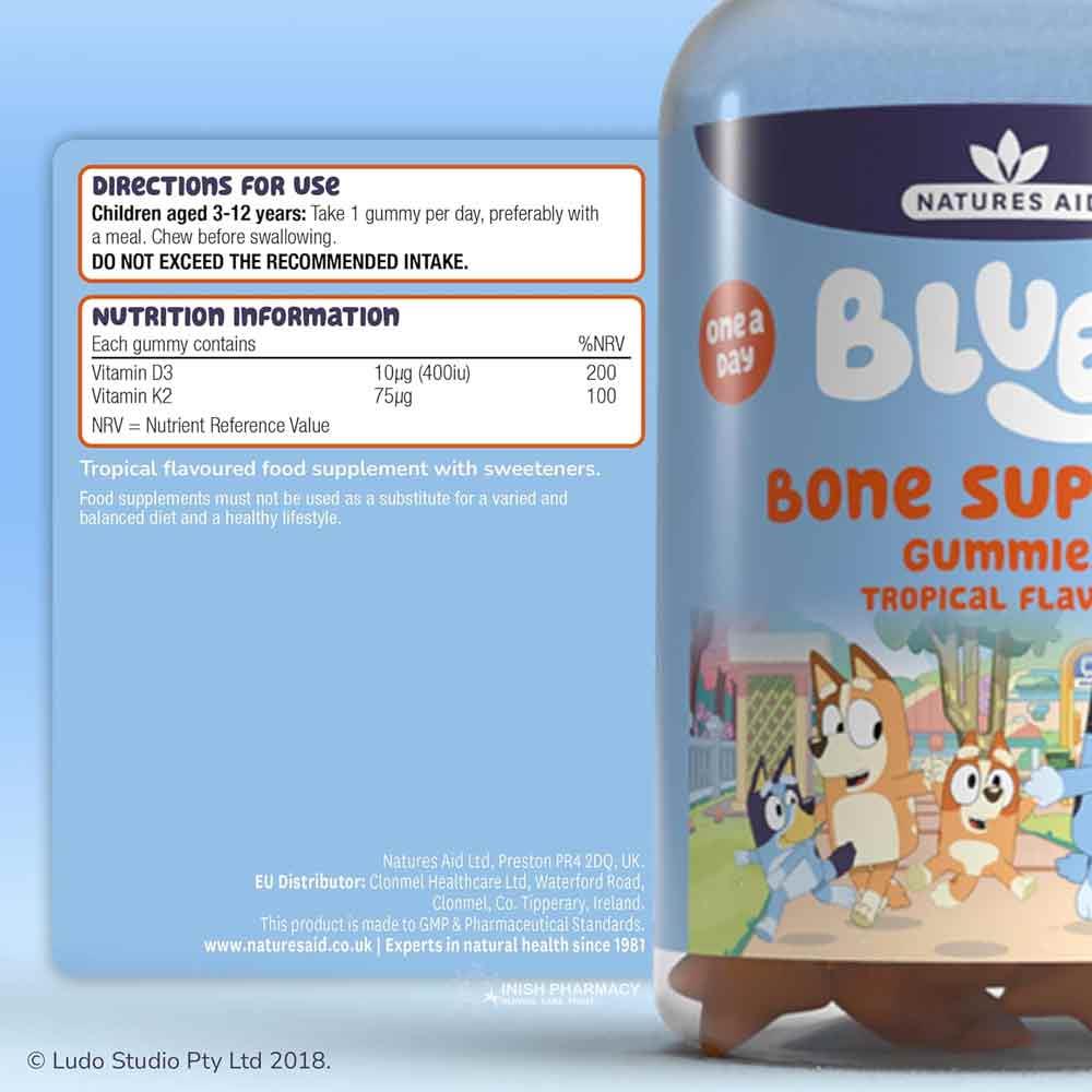 Natures Aid Bluey Bone Gummies 30 Pack