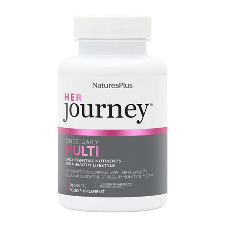 Natures Plus Her Journey Once Daily Multi 30 Tablets – vitamins and minerals to support energy and wellbeing