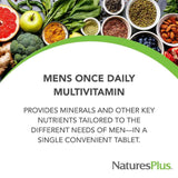 Natures Plus His Journey Once Daily Multi 30 Tablets