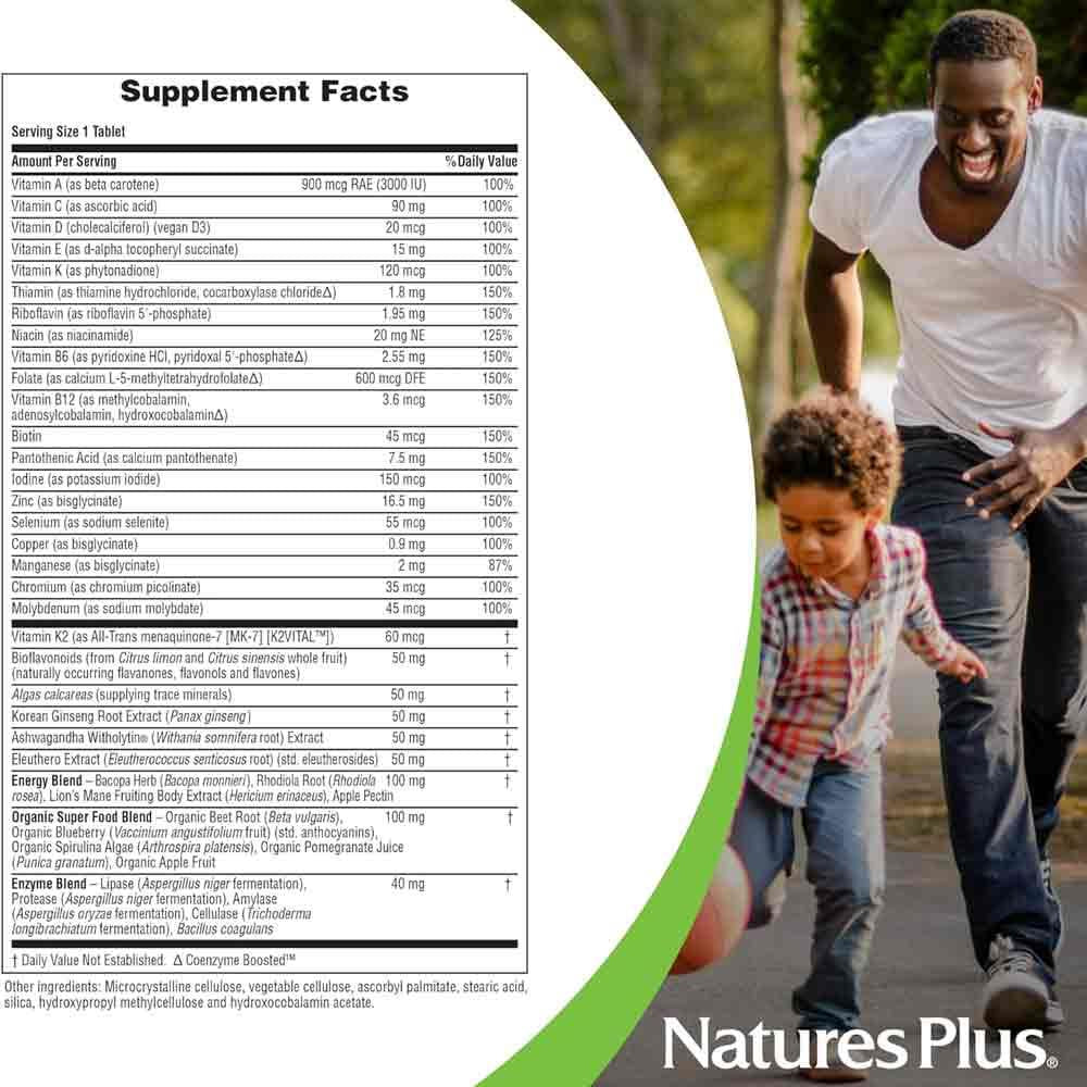 Natures Plus His Journey Once Daily Multi 30 Tablets