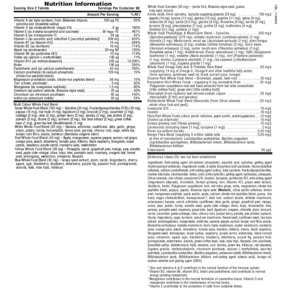 Natures Plus Source of Life Gold Multi-Vitamin Mini-Tabs 180 Pack