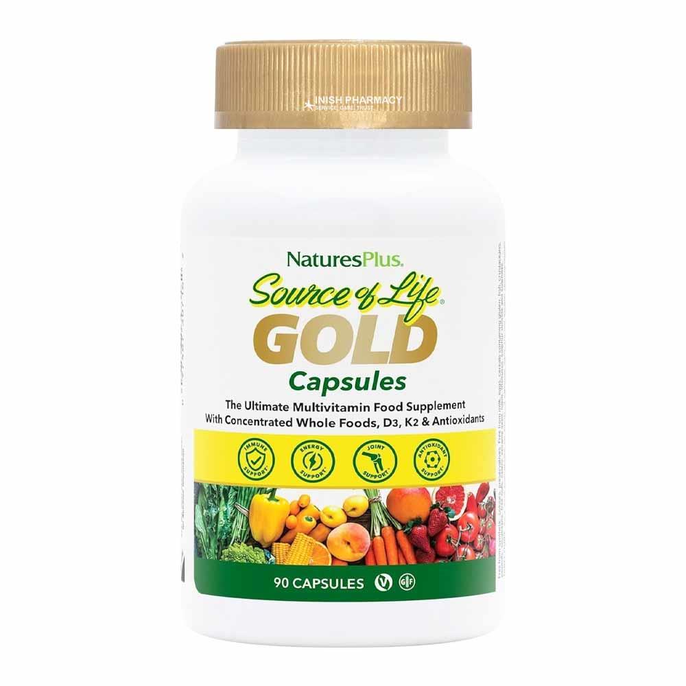 Natures Plus Source of Life Gold Multi-Vitamin 90 Capsules
