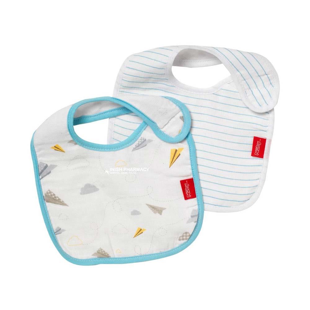 Nuby Muslin Snug n Dry Bib