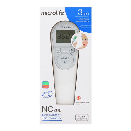 Microlife NC200 Non-Contact Thermometer – a trusted essential for mother and baby care