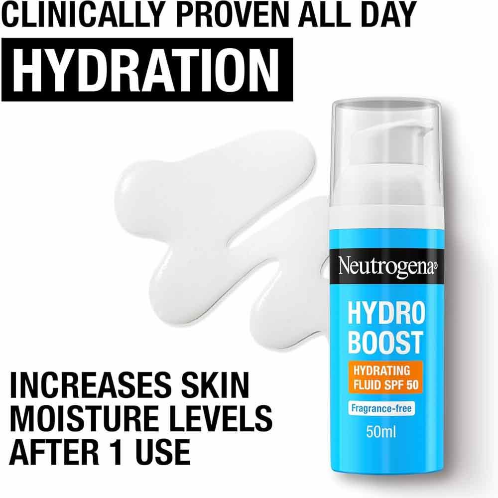 Neutrogena Hydro Boost Hyaluronic Acid SPF50 Hydrating Fluid 50ml