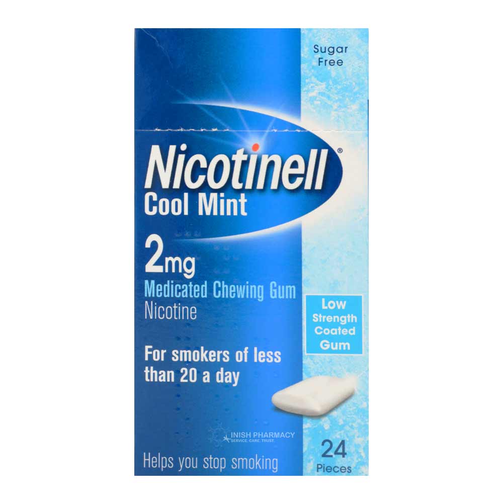Nicotinell 2mg Cool Mint Gum 24 Pack