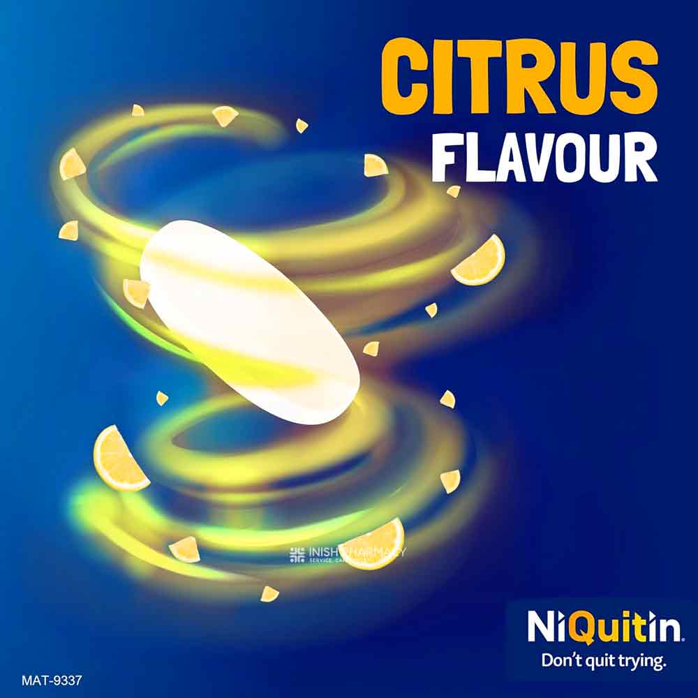 NiQuitin Mini 4mg Citrus Nicotine Lozenges 60 Pack