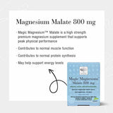 New Nordic Magic Magnesium Malate 800mg 60 Tablets