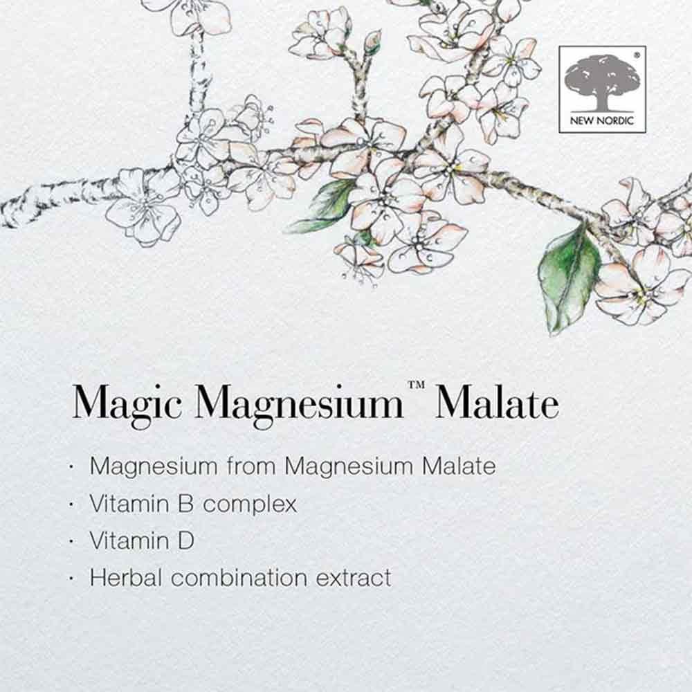 New Nordic Magic Magnesium Malate 800mg 60 Tablets