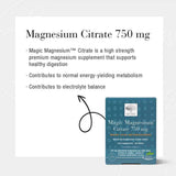 New Nordic Magic Magnesium Citrate 750mg 60 Tablets