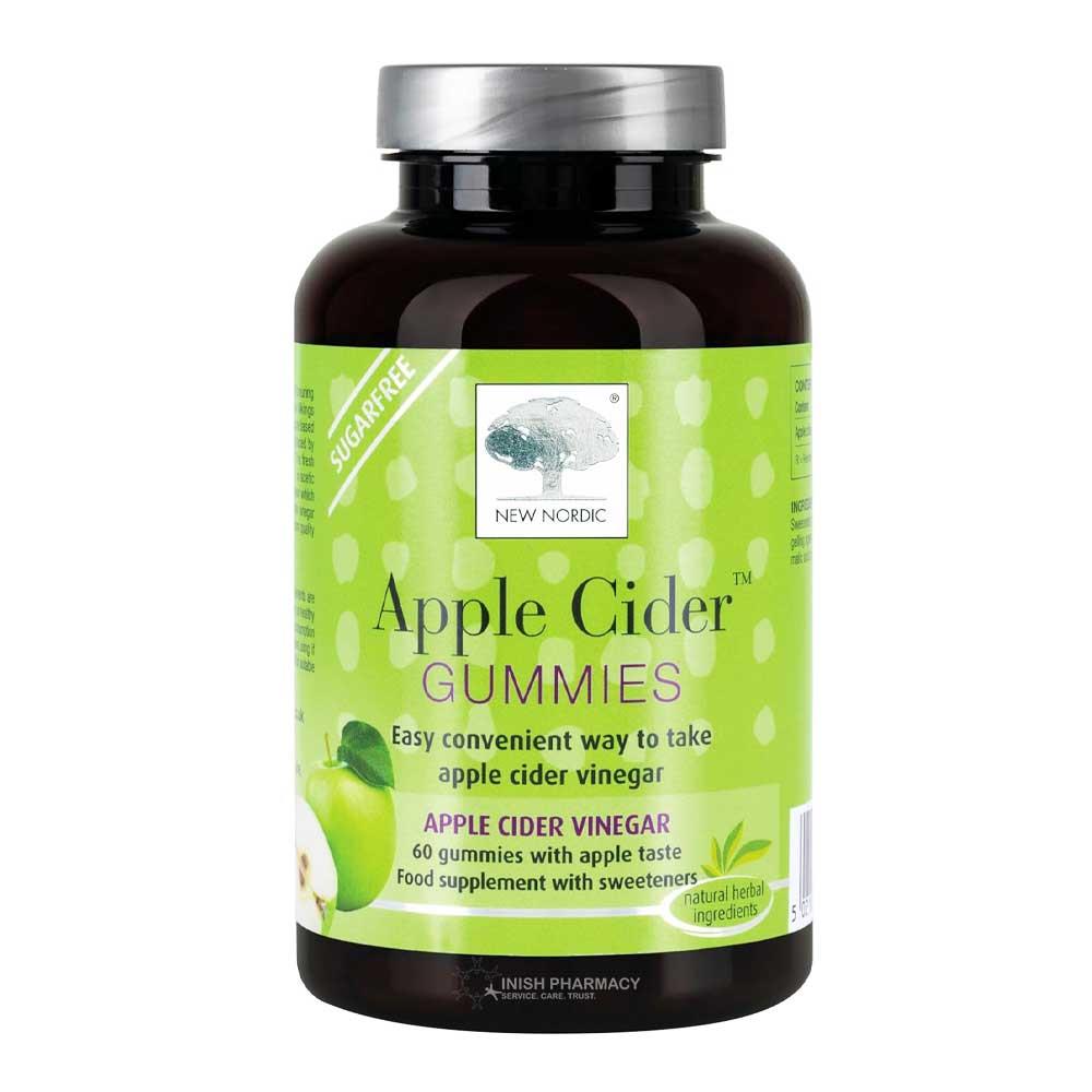 New Nordic Apple Cider Gummies 60 Pack