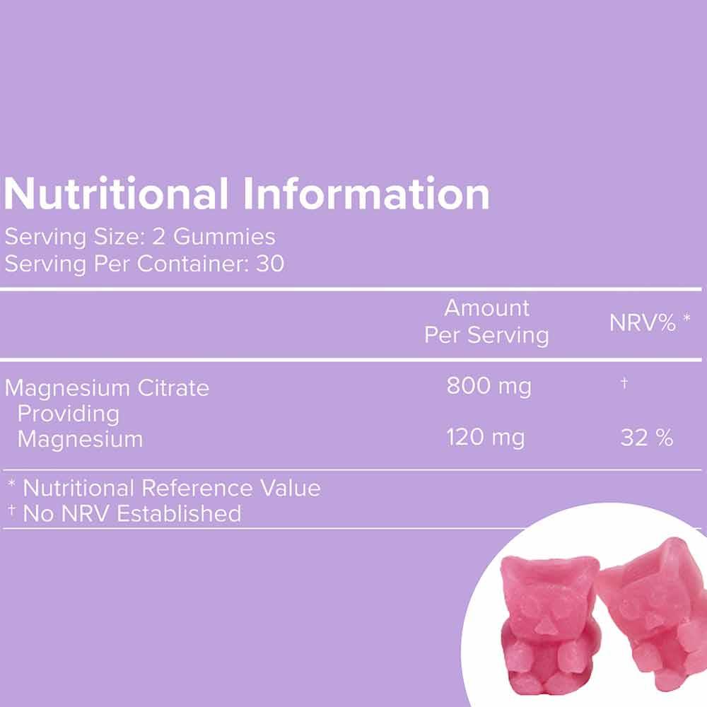 Novomins Nutrition Magnesium Gummies 60 Pack