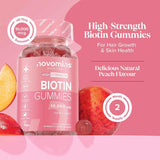 Novomins Nutrition Biotin Gummies 60 Pack
