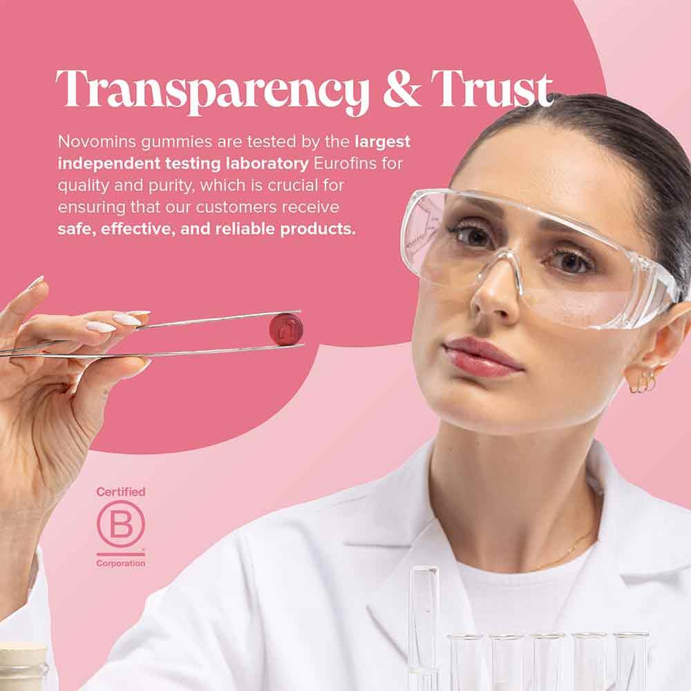 Novomins Nutrition Biotin Gummies 60 Pack