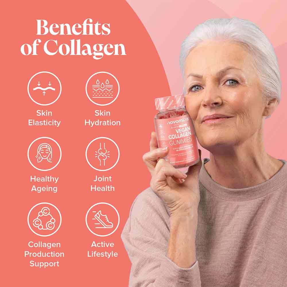 Novomins Nutrition Vegan Collagen Gummies 60 Pack