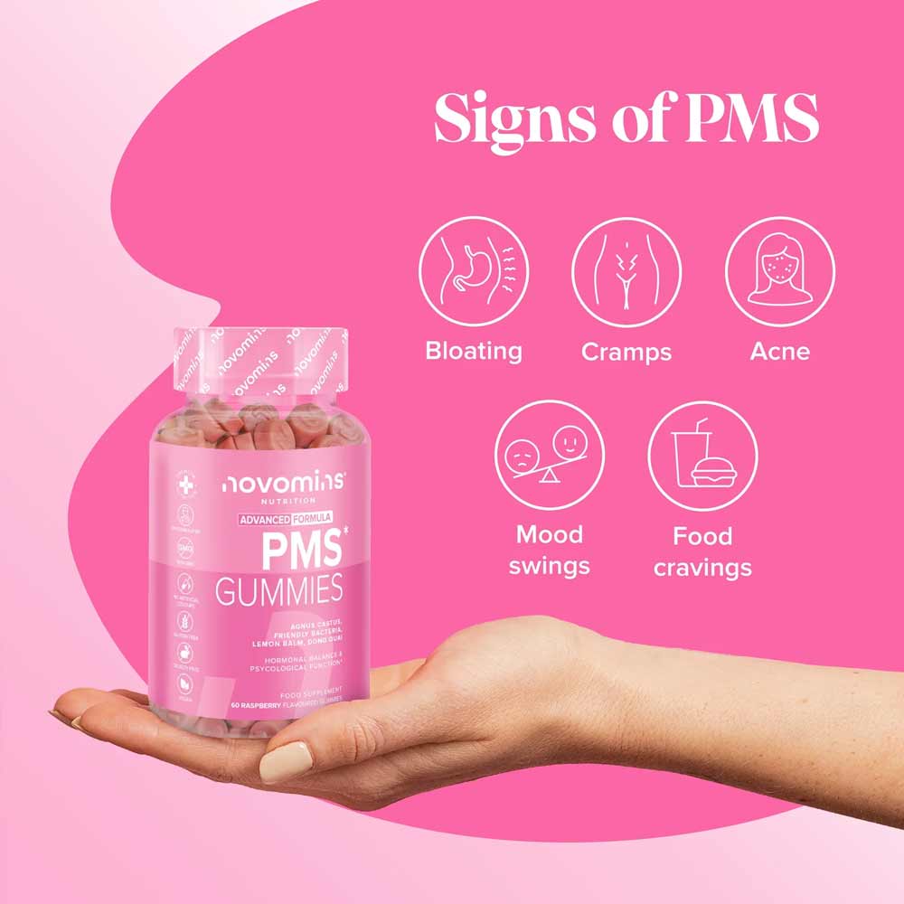 Novomins Nutrition PMS Gummies 60 Pack