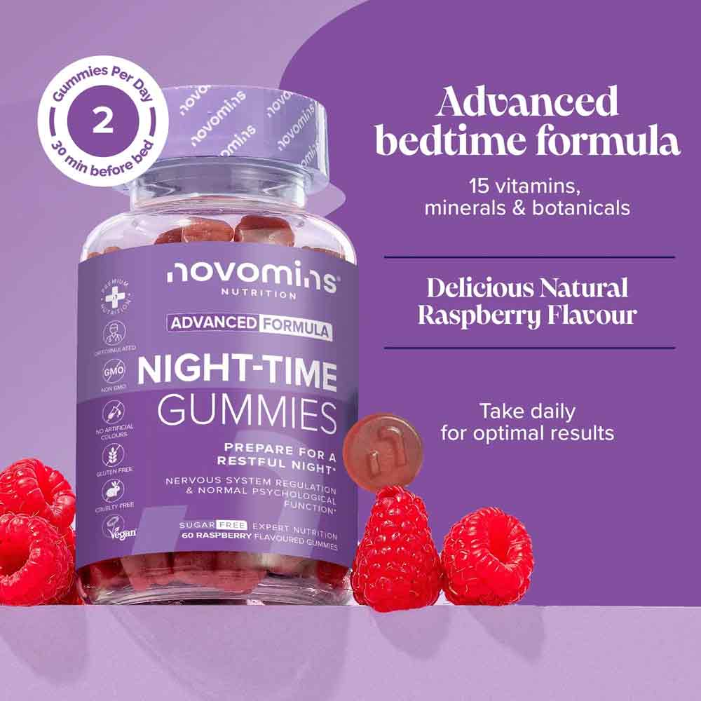 Novomins Nutrition Night Time Gummies 60 Pack