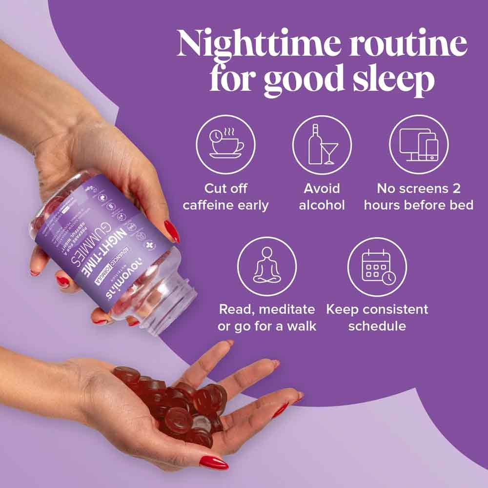 Novomins Nutrition Night Time Gummies 60 Pack