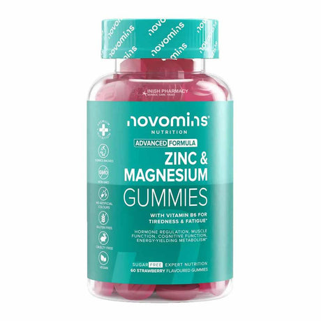 Novomins Nutrition Zinc &  Magnesium Gummies 60 Pack – zinc to support the immune system and wound healing