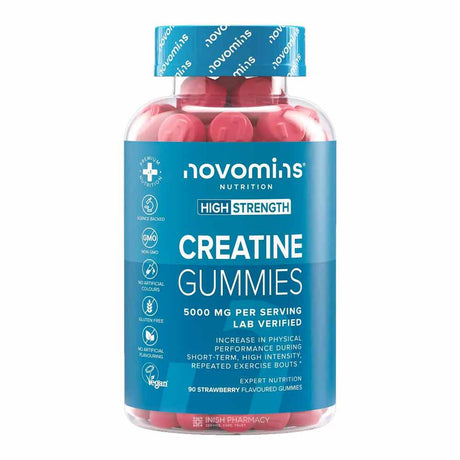 Novomins Nutrition Creatine Gummies 90 Pack – to support everyday health and wellbeing