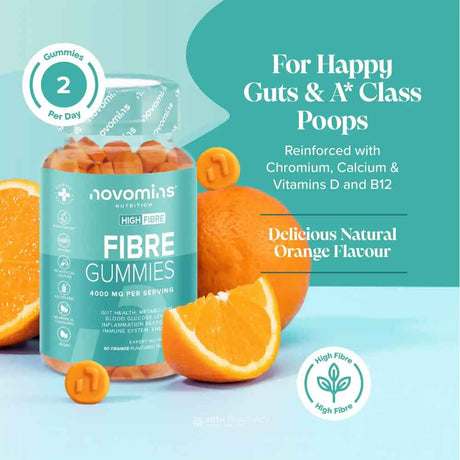 Novomins Nutrition Fibre Gummies 60 Pack
