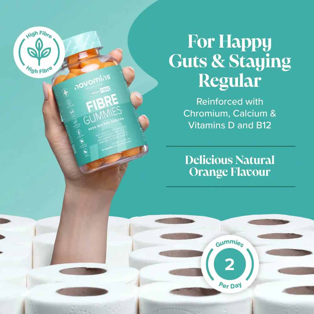 Novomins Nutrition Fibre Gummies 60 Pack