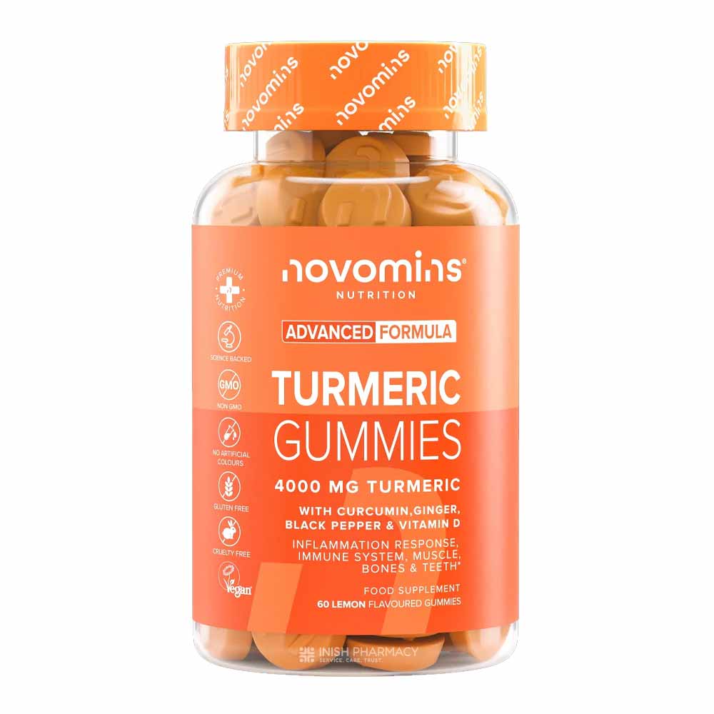 Novomins Nutrition Turmeric 4000mg Gummies 60 Pack